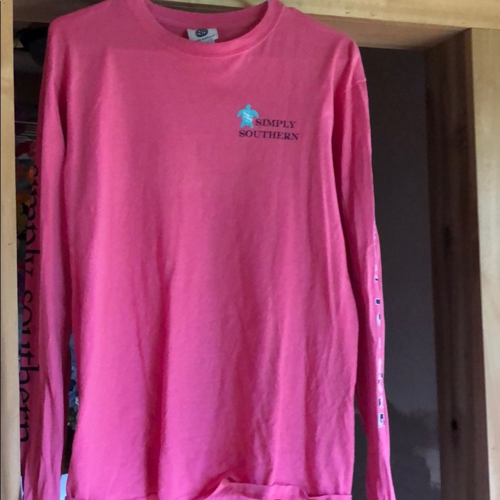 pink Simply Southern top